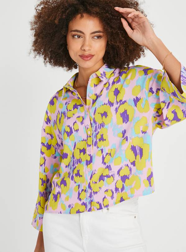 Bright Animal Print Boxy Shirt  8